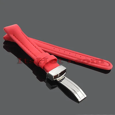 Polyurethane Watch Band For Joe Rodeo Watch 16mm Red 1 Polyurethane Watch Band For Joe Rodeo Watch 16mm Red