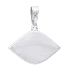 14K Yellow Gold White Black Diamond & Sapphire Evil Eye Pendant Enamel Charm -Urban Jewels Shop real 14k gold white black diamond sapphire evil eye pendant enamel charm 018020 backwh