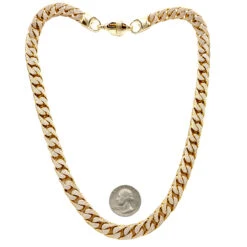 Real Diamond Hip Hop Jewelry Solid 10K Yellow Gold Iced Out Franco Chain For Men 9 Real Diamond Hip Hop Jewelry Solid 10K Yellow Gold Iced Out Franco Chain For Men -Urban Jewels Shop real diamond hip hop jewelry solid 10k gold iced out diamond franco chain rulerye