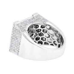 Real Hip Hop Diamond Ring For Men 4.35ct -Urban Jewels Shop real hip hop diamond ring 435ct p 40581 backwh