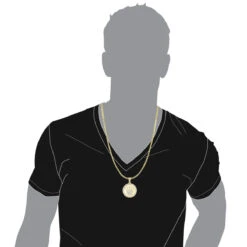 Rolex Style Diamond Pendant 3ct 10K Yellow Gold Crown Medallion 10 Rolex Style Diamond Pendant 3ct 10K Yellow Gold Crown Medallion -Urban Jewels Shop rolex style diamond pendant 3ct yellow white gold crown medallion bodye