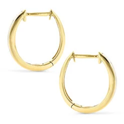 Small 14K Yellow Gold Princess Cut Diamond Hoop Earrings 0.6ct Luxurman Huggies 9 Small 14K Yellow Gold Princess Cut Diamond Hoop Earrings 0.6ct Luxurman Huggies -Urban Jewels Shop small 14k gold princess cut diamond hoop earrings 06ct luxurman huggies backye