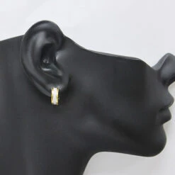 Small Diamond Hoop Huggie Earrings 0.25ct Sterling Silver -Urban Jewels Shop small diamond hoop huggie earrings 025ct sterling silver p 46790bod