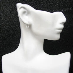 Small Diamond Hoops 14K White Gold Diamond Hoop Earrings 0.55ct -Urban Jewels Shop small diamond hoops 14k diamond hoop earrings 055ct p 8bod