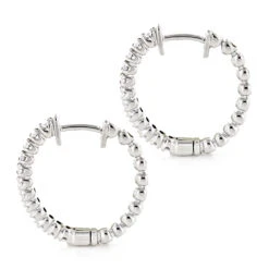 Small Hoops 14K White Gold Round Diamond Hoop Earrings 0.53 10 Small Hoops 14K White Gold Round Diamond Hoop Earrings 0.53 -Urban Jewels Shop small hoops 14k gold round diamond hoop earrings 053 p 6909 backwh
