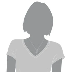 Small Ladies Diamond Heart Necklace 0.36ct Dancing Diamond Pendant -Urban Jewels Shop small ladies diamond heart necklace 036ct dancing diamond pendant 3