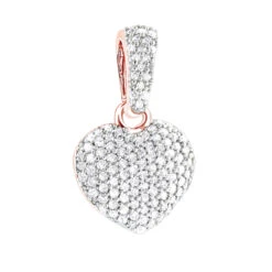 Small Pave Diamond Heart Pendant 14K White Gold 0.33ct 8 Small Pave Diamond Heart Pendant 14K White Gold 0.33ct -Urban Jewels Shop small pave diamond heart pendant 14k gold 045ct p 22324 ro