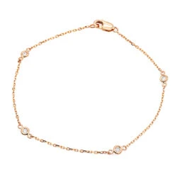Solid 14K Yellow Gold Diamonds By The Yard Bracelet For Women 0.15ct 7 Solid 14K Yellow Gold Diamonds By The Yard Bracelet For Women 0.15ct -Urban Jewels Shop solid 14k gold diamonds by the yard bracelet for women 014ct ro