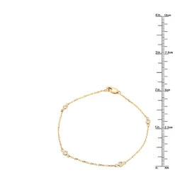 Solid 14K Yellow Gold Diamonds By The Yard Bracelet For Women 0.15ct 9 Solid 14K Yellow Gold Diamonds By The Yard Bracelet For Women 0.15ct -Urban Jewels Shop solid 14k gold diamonds by the yard bracelet for women 014ct rulerye