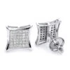 Sterling Silver Diamond Earrings 0.29ct Studs