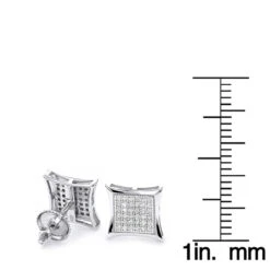 Sterling Silver Diamond Earrings 0.29ct Studs -Urban Jewels Shop sterling silver diamond earrings 029ct studs p 44739 rulerwh