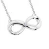 Sterling Silver Infinity Diamond Pendant Luxurman Love Quotes Necklaces