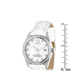 Luxurman Tribeca Women's Diamond Swiss Quartz Watch Stainless Steel 1.5ct -Urban Jewels Shop swiss quartz watches luxurman womens diamond watch stainless steel tribeca 15ct ruler