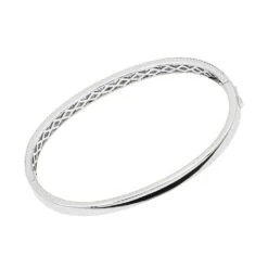 14K White Gold Thin Diamond Bangle Bracelet For Women 2.5 Carat 13 14K White Gold Thin Diamond Bangle Bracelet For Women 2.5 Carat -Urban Jewels Shop thin diamond bangle bracelet for women 14k white rose yellow gold 25 carat 803206 backwh
