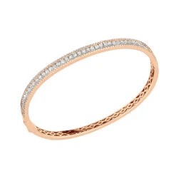 14K White Gold Thin Diamond Bangle Bracelet For Women 2.5 Carat 12 14K White Gold Thin Diamond Bangle Bracelet For Women 2.5 Carat -Urban Jewels Shop thin diamond bangle bracelet for women 14k white rose yellow gold 25 carat 803206 ro