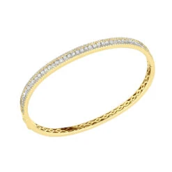 14K White Gold Thin Diamond Bangle Bracelet For Women 2.5 Carat 11 14K White Gold Thin Diamond Bangle Bracelet For Women 2.5 Carat -Urban Jewels Shop thin diamond bangle bracelet for women 14k white rose yellow gold 25 carat 803206 ye