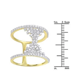 Unique 14K Yellow Gold Designer Diamond Cocktail Ring For Women 0.75ct By Luxurman 11 Unique 14K Yellow Gold Designer Diamond Cocktail Ring For Women 0.75ct By Luxurman -Urban Jewels Shop unique 14k gold designer diamond cocktail ring for women 075ct by luxurman rulerye