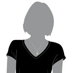 Unique 14K White Gold Designer White Yellow Diamond Women's Pendant By Luxurman -Urban Jewels Shop unique 14k gold designer white yellow diamond womens pendant by luxurman bodwh