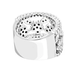 Unique 14K White Gold Round Diamond Flower Ring For Women By Luxurman 0.82ct 9 Unique 14K White Gold Round Diamond Flower Ring For Women By Luxurman 0.82ct -Urban Jewels Shop unique 14k gold round diamond flower ring for women by luxurman 082ct backwh