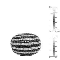 Unique 18K White Gold White & Black Diamond Cocktail Ring For Women Dome 19 Carats 11 Unique 18K White Gold White & Black Diamond Cocktail Ring For Women Dome 19 Carats -Urban Jewels Shop unique 18k gold white black diamond cocktail ring for women dome 19 carats 804020 rulerwh