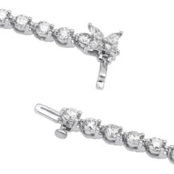 Unique 6 Carat VS Diamond Tennis Bracelet For Women 18K White Gold Flower Clasp 11 Unique 6 Carat VS Diamond Tennis Bracelet For Women 18K White Gold Flower Clasp -Urban Jewels Shop unique 6 carat vs diamond tennis bracelet for women 18k gold flower clasp 407100 backwh