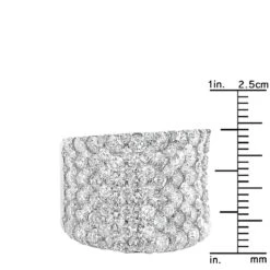 Unique Diamond Wedding Bands: 8 Carat Ladies Pave Diamonds Ring 14K White Gold 13 Unique Diamond Wedding Bands: 8 Carat Ladies Pave Diamonds Ring 14K White Gold -Urban Jewels Shop unique diamond wedding bands 8 carat ladies pave diamonds ring 14k gold rulerwh