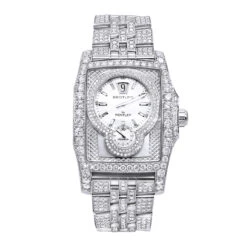 Unique Iced-Out Diamond Breitling For Bentley Flying B Watch For Men 20ct