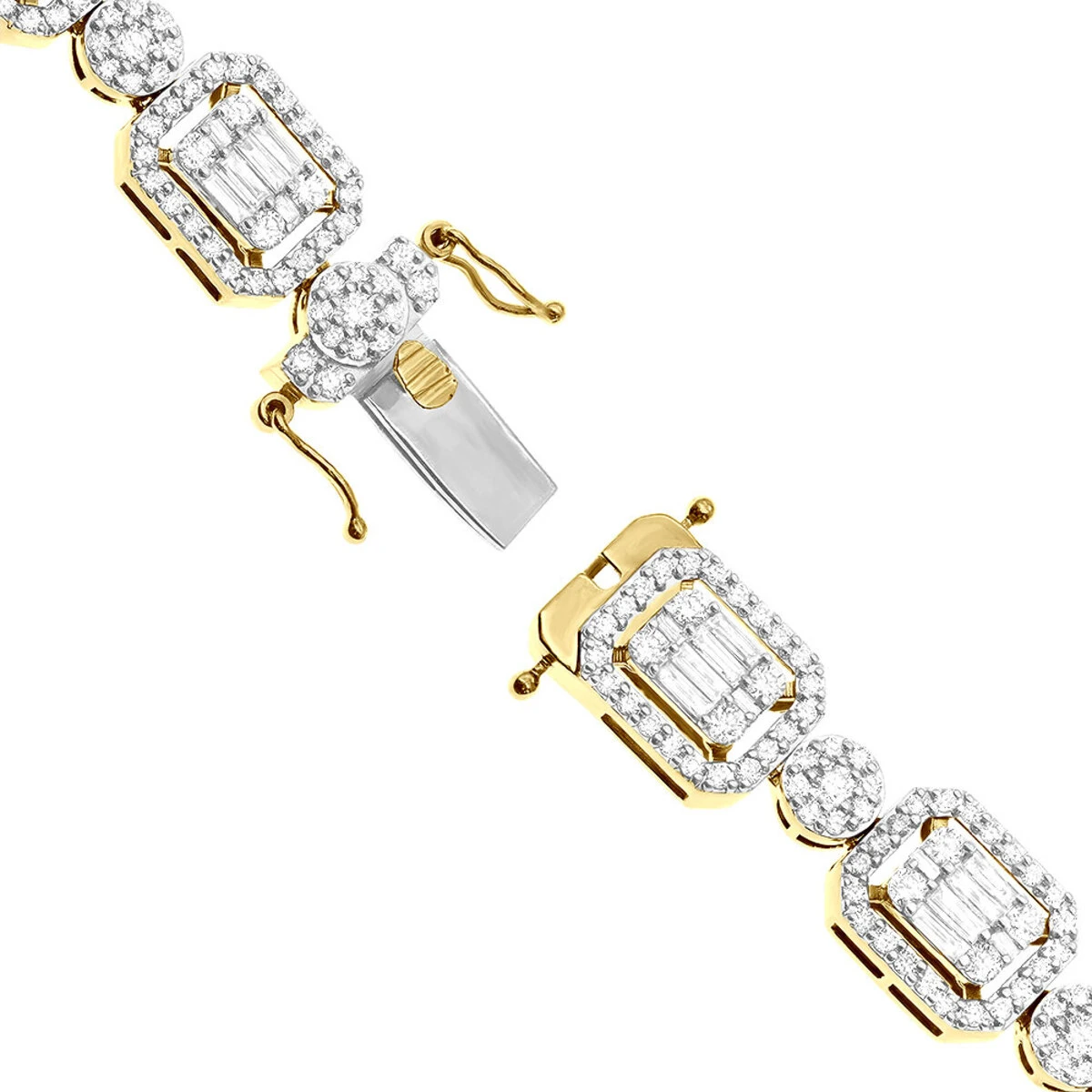 Unique Diamond Necklace For Women 10K Yellow Gold 17 Carats 6 Unique Diamond Necklace For Women 10K Yellow Gold 17 Carats - Image 6