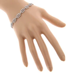 Unique Ladies Round Diamond Bracelet 14K White Gold 1.3ct 9 Unique Ladies Round Diamond Bracelet 14K White Gold 1.3ct -Urban Jewels Shop unique ladies round diamond bracelet 14k gold 13ct bodwh