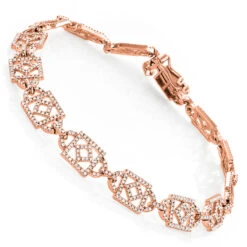 Unique Ladies Round Diamond Bracelet 14K White Gold 1.3ct 7 Unique Ladies Round Diamond Bracelet 14K White Gold 1.3ct -Urban Jewels Shop unique ladies round diamond bracelet 14k gold 13ct ro