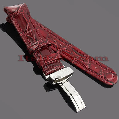 Joe Rodeo Leather Watch Band 24mm Burgundy 1 Joe Rodeo Leather Watch Band 24mm Burgundy