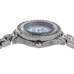 Iced Out Breitling Diamond Women's 33mm Watch A57350 Colt Oceane Blue MOP Dial 8ct 5 Iced Out Breitling Diamond Women's 33mm Watch A57350 Colt Oceane Blue MOP Dial 8ct -Urban Jewels Shop watches iced out 33mm breitling diamond womens watch a57350 colt oceane blue mop dial 8ct ruler