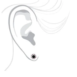 White Pink And Black Diamond Stud Earrings 2.2ct 14K White Gold 10 White Pink And Black Diamond Stud Earrings 2.2ct 14K White Gold -Urban Jewels Shop white pink and black diamond stud earrings 22ct 14k gold bodwh