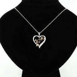 10K White Gold Diamond Love Heart Pendant 0.11ct 6 10K White Gold Diamond Love Heart Pendant 0.11ct -Urban Jewels Shop white rose gold diamond love heart pendant 011ct 10k p 50172bod