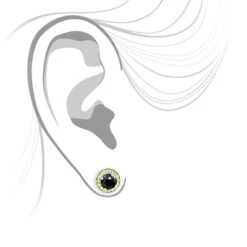 White Yellow And Black Diamond Stud Earrings 2.20ct 14K White Gold 7 White Yellow And Black Diamond Stud Earrings 2.20ct 14K White Gold -Urban Jewels Shop white yellow and black diamond stud earrings 220ct 14k gold 4