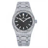 Women's Diamond Watch Audemars Piguet Royal Oak 33mm Black Dial