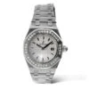 Women's Diamond Watch Audemars Piguet Royal Oak 33mm Silver Tone Dial