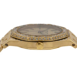Women's Diamond Watch Audemars Piguet Royal Oak 18K Gold Champagne Dial -Urban Jewels Shop womens diamond watch audemars piguet royal oak yellow gold champagne dial w00740 0E8A9907 2048x2048