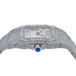 Women's Diamond Watch Cartier Santos De Cartier 29mm White Dial -Urban Jewels Shop womens diamond watch cartier santos de cartier 29 mm white dial w01245 0E8A6827 1e158bca e091 4649 b1be 145eb8eefdd6 2048x2048