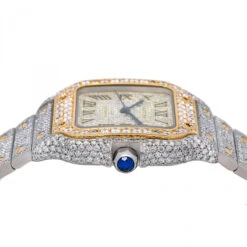 Women's Diamond Watch Cartier Santos De Cartier 35mm Champagne Dial 6 Women's Diamond Watch Cartier Santos De Cartier 35mm Champagne Dial -Urban Jewels Shop womens diamond watch cartier santos de cartier 35 mm champagne dial w01208 0E8A2981 2048x2048