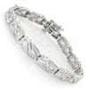 Women's Infinity Baguette Diamond Bracelet 2.84ct