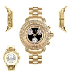 Women's JoJo Diamond Watch 1.25ct Yellow Gold Black MOP -Urban Jewels Shop womens jojo diamond watch 125ct yellow gold black mop p 8955 main2
