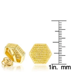 Large Yellow Diamond Earrings 0.75ct Sterling Silver 7 Large Yellow Diamond Earrings 0.75ct Sterling Silver -Urban Jewels Shop yellow diamond earrings 075ct sterling silver p 44735 ruler