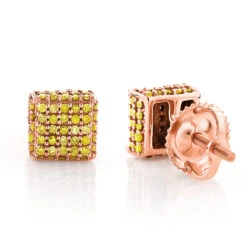 Yellow Diamond Stud Earrings 0.53ct 10K Yellow Gold -Urban Jewels Shop yellow diamond stud earrings 053ct 10k gold p 45690 ro