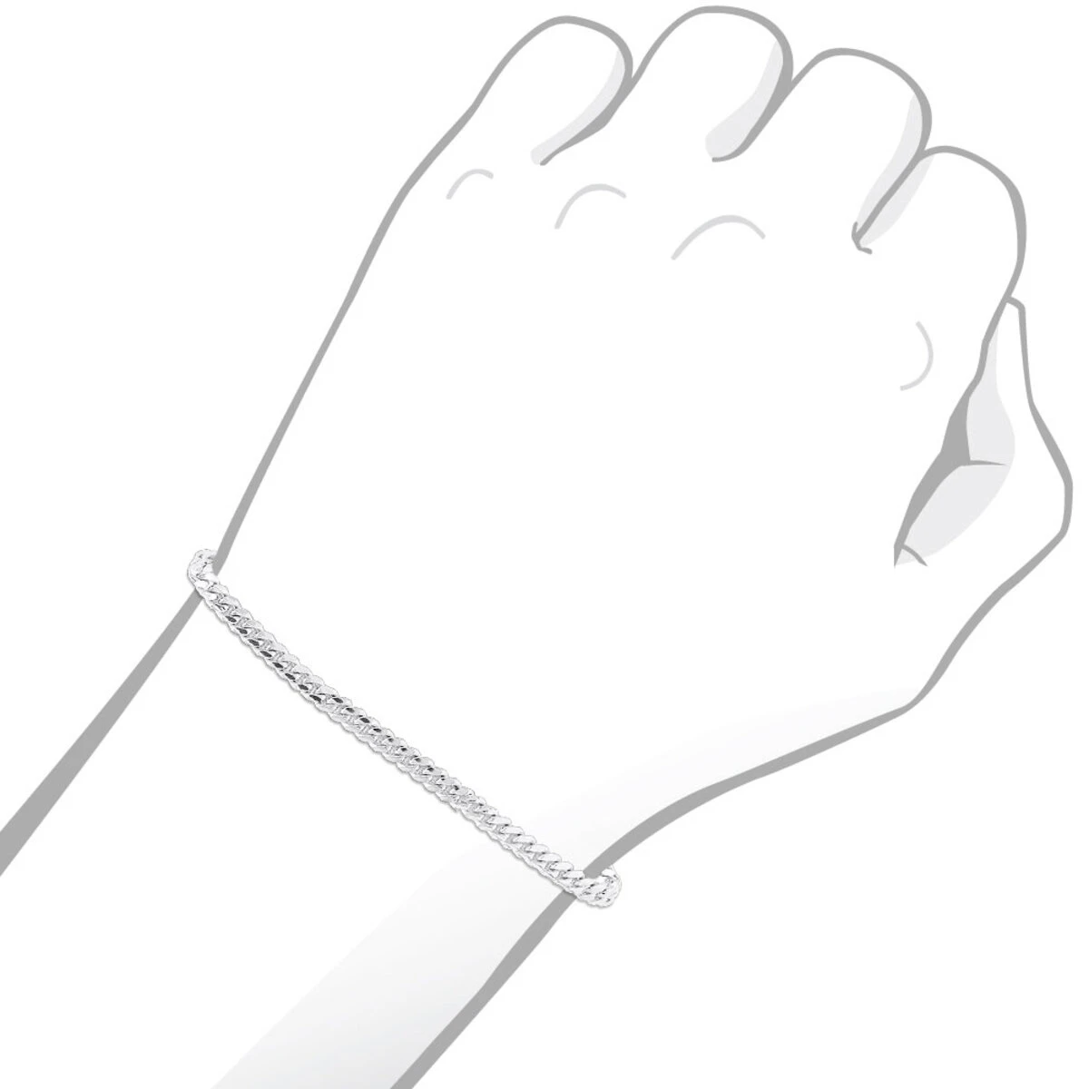 14K Yellow Gold Miami Cuban Link Curb Chain Bracelet 3mm 7.5-9in 7 14K Yellow Gold Miami Cuban Link Curb Chain Bracelet 3mm 7.5-9in - Image 7